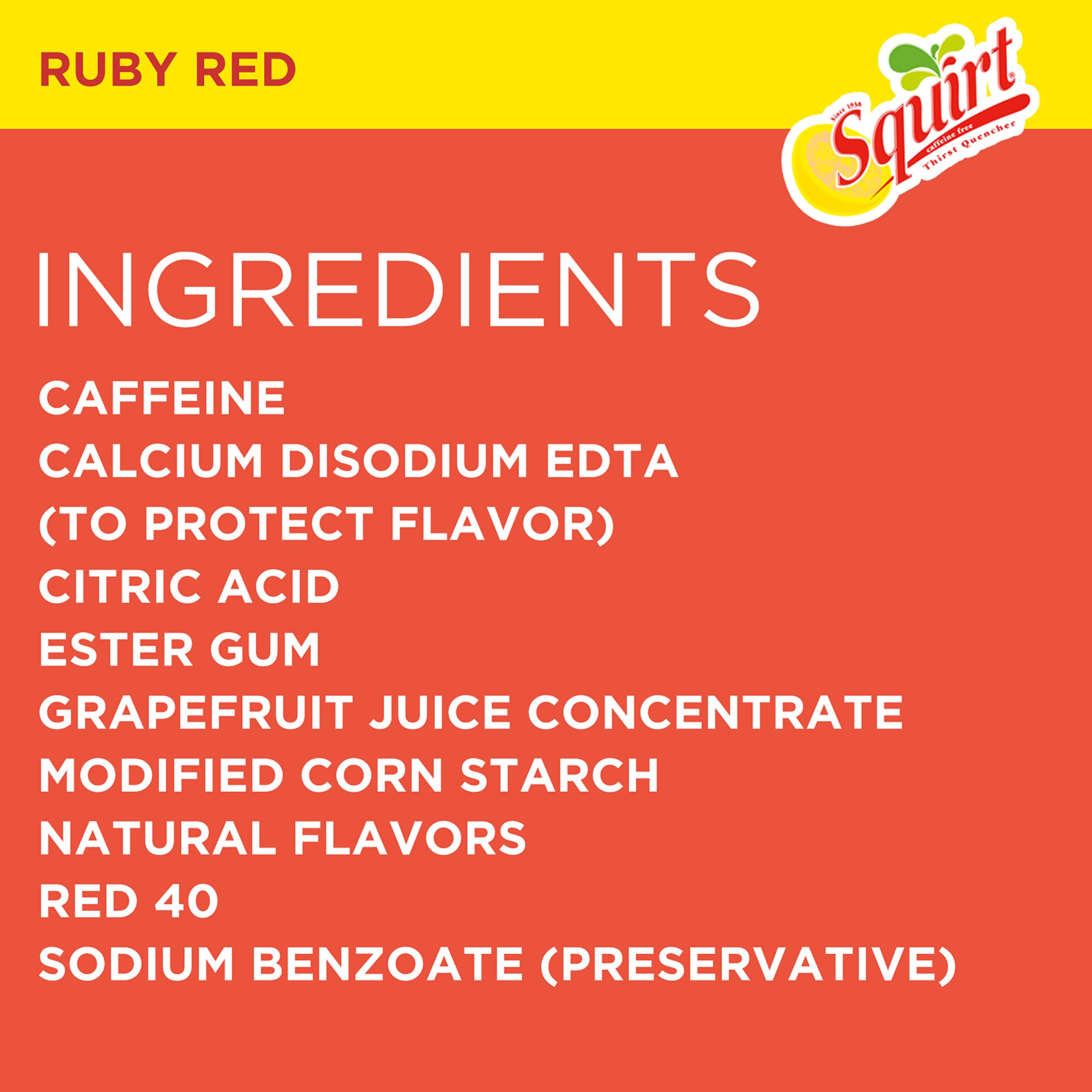 Squirt Ruby Red can pouring into a glass for a refreshing mixer
