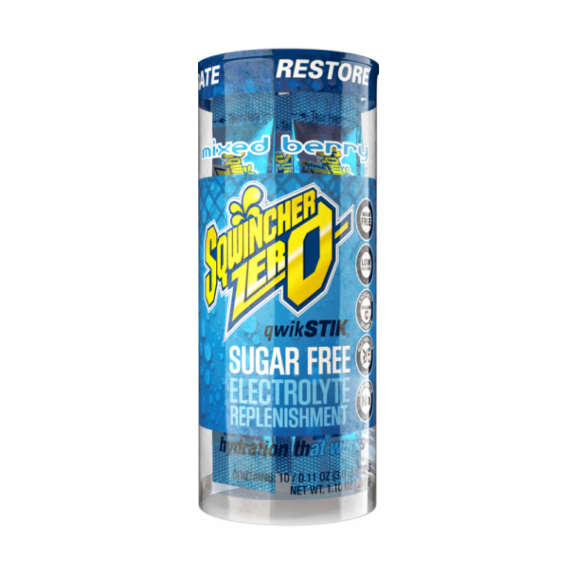 Sqwincher ZERO Qwik Stik flavor samples emphasize variety and appeal