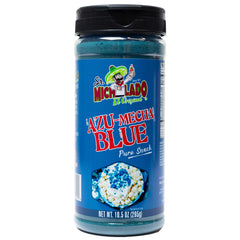 Sr. Michelado Azu-Mecha BLUE Seasoning pack ready to elevate snacks with bold flavor.