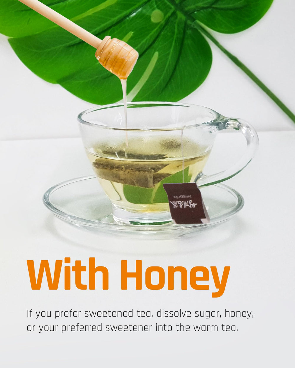 Ssanggye iced tea being poured, showcasing a refreshing hot-day option.
