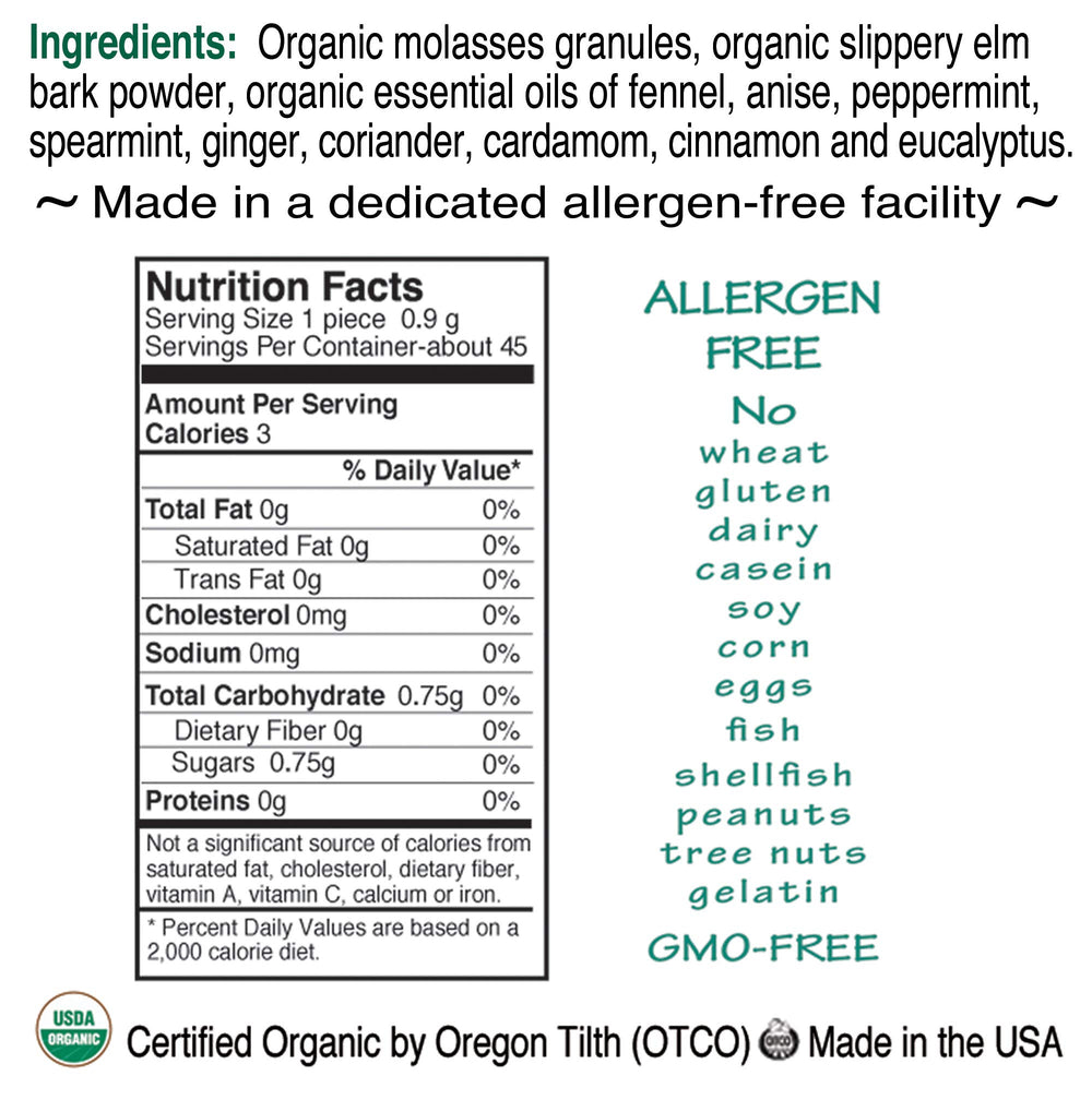 St. Claire's Organics Tummy Soothers aroma and flavor suggesting enjoyable herbal relief