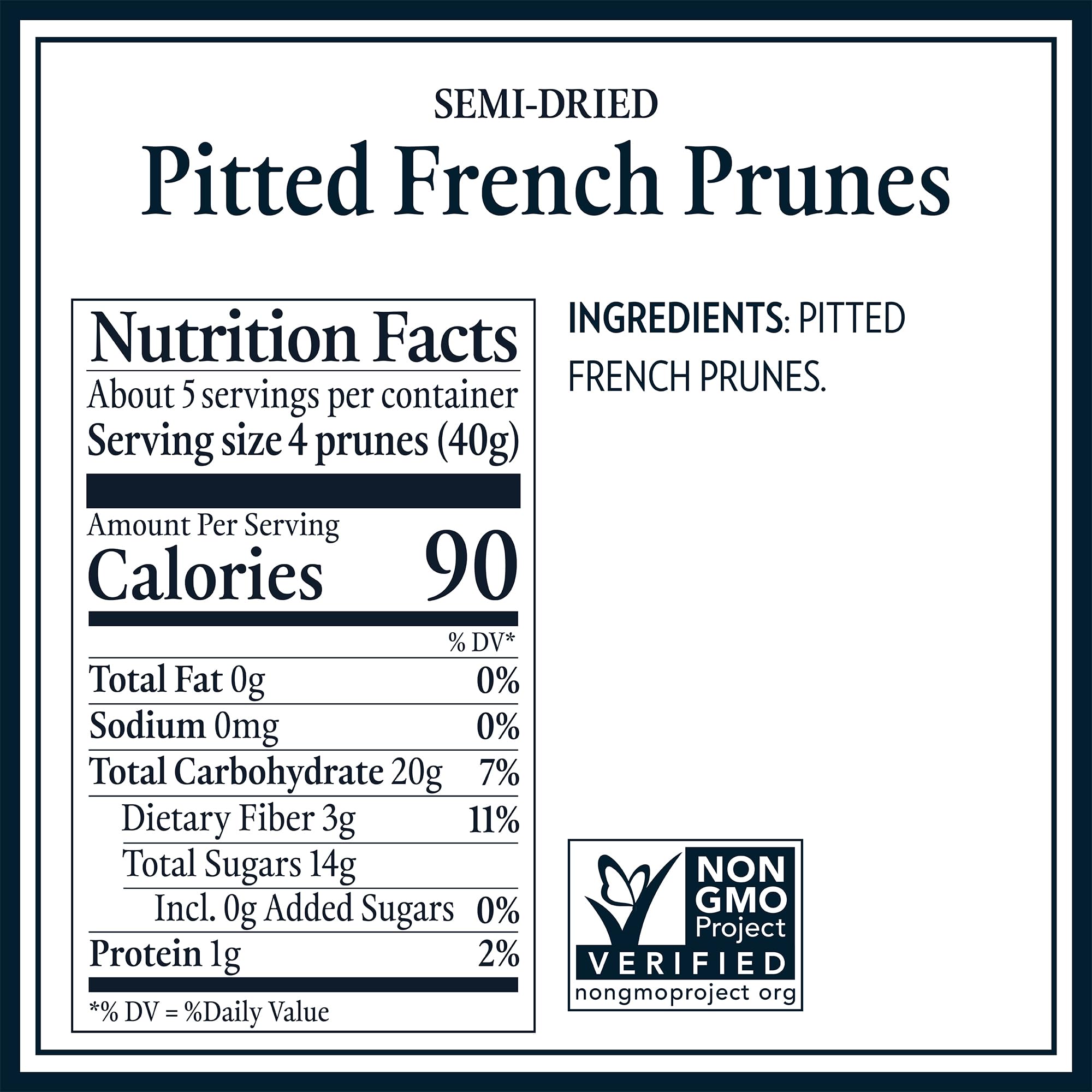 St. Dalfour prunes plump texture close-up; ideal for baking or smoothies