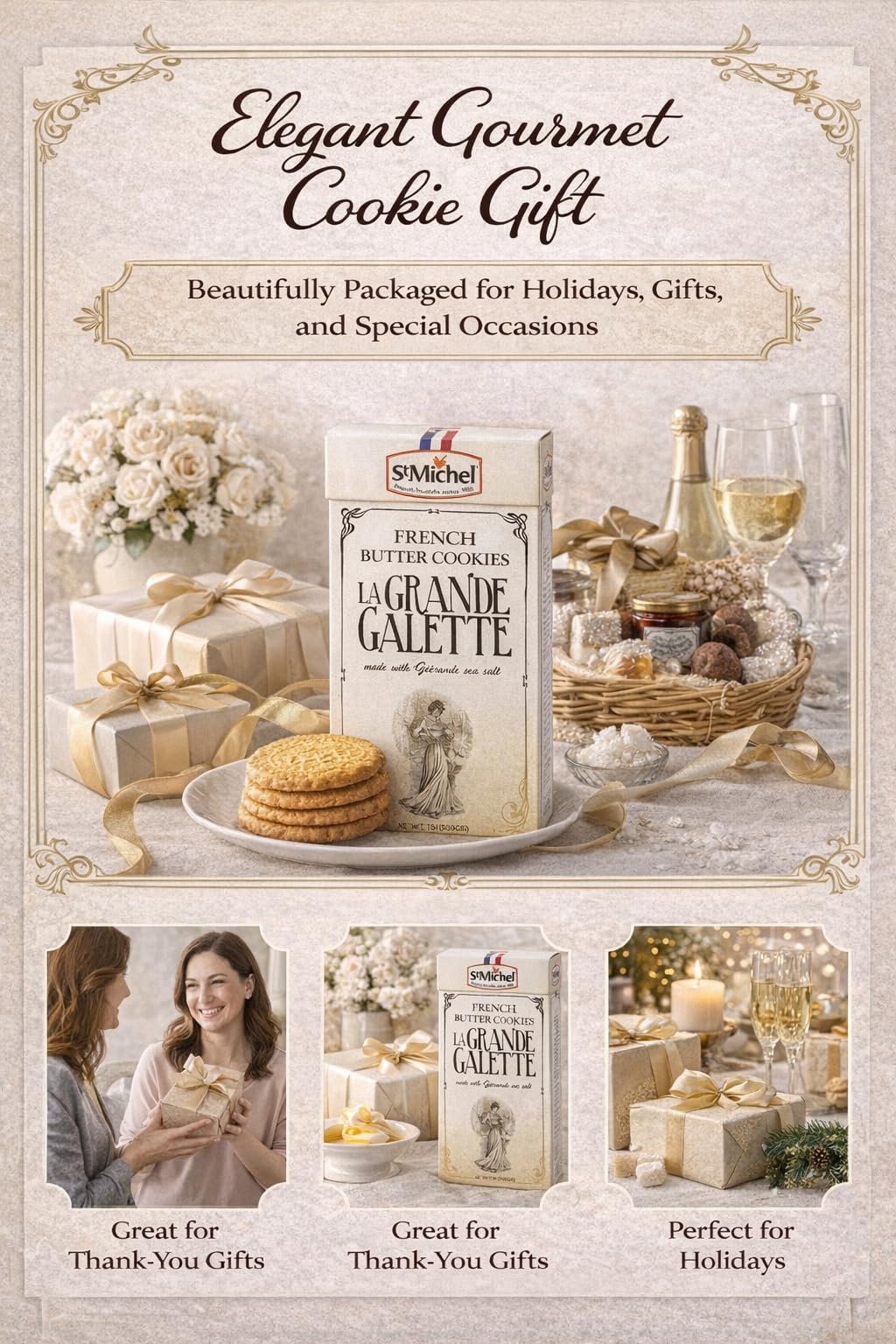 France-made cookies celebrating traditional pastry craftsmanship.