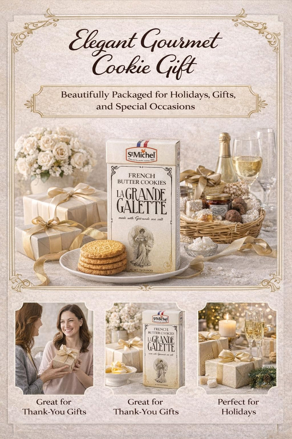 France-made cookies celebrating traditional pastry craftsmanship.
