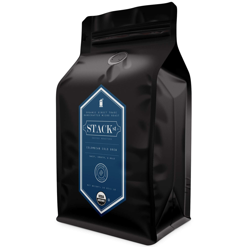 Close-up of coarse grind from Stack Street Colombia Supremo Reserve