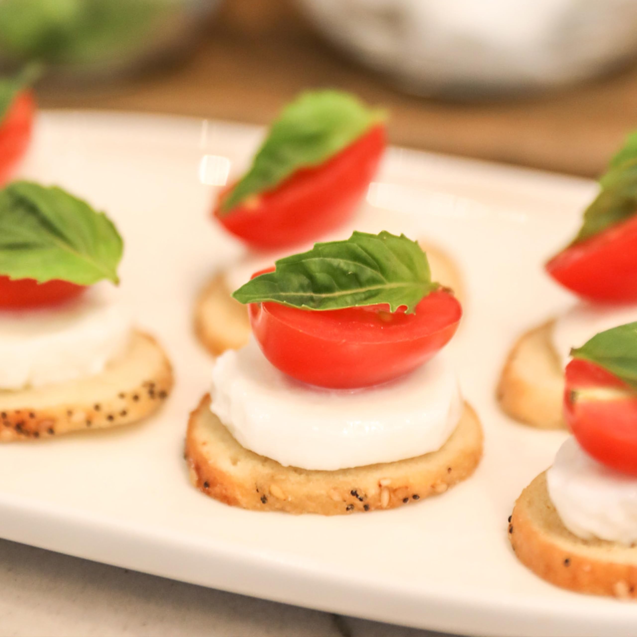 Stacy's Everything Bagel Chips party platter display for gatherings