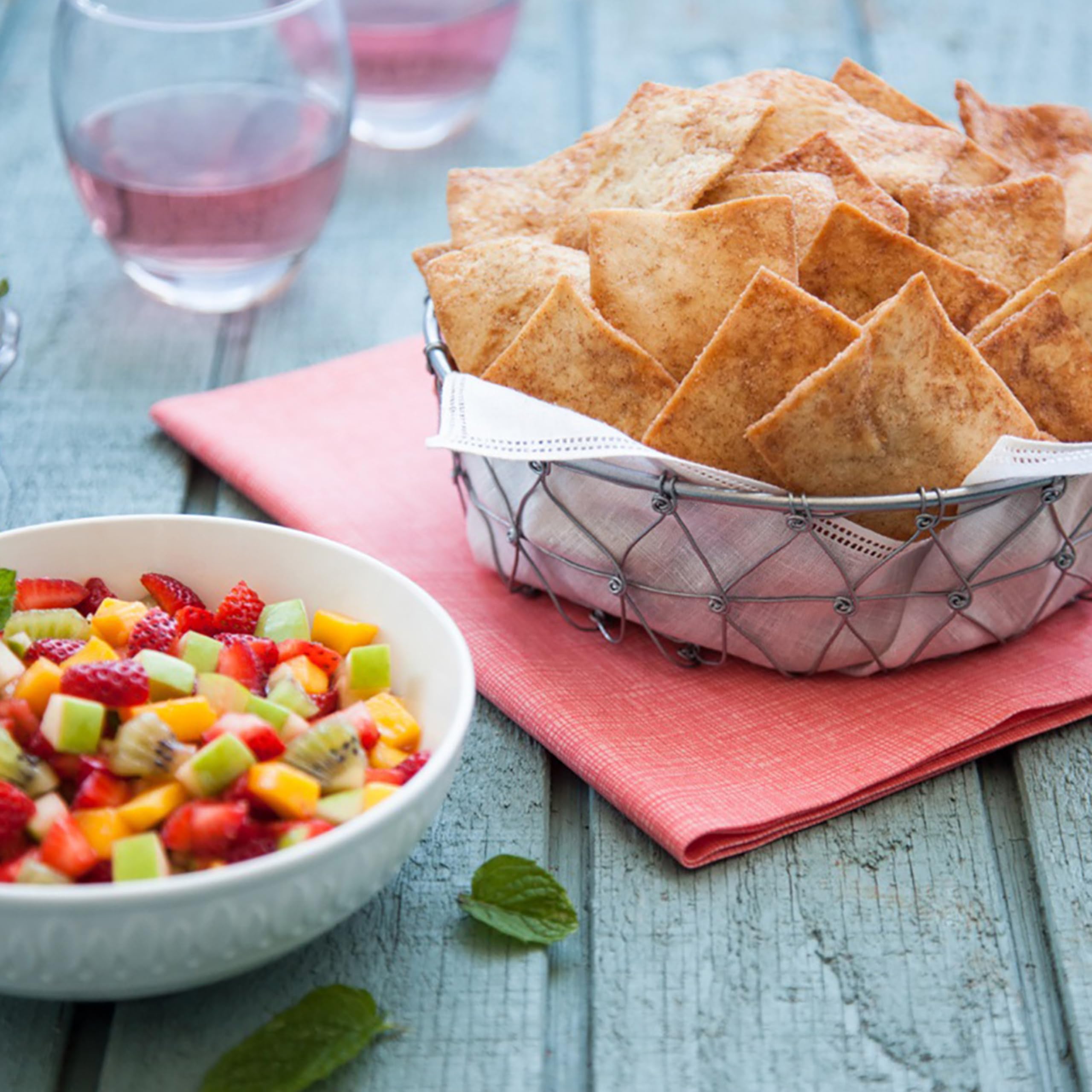 Stacy’s Cinnamon Sugar chips Non-GMO Project Verified with no artificial colors or flavors.