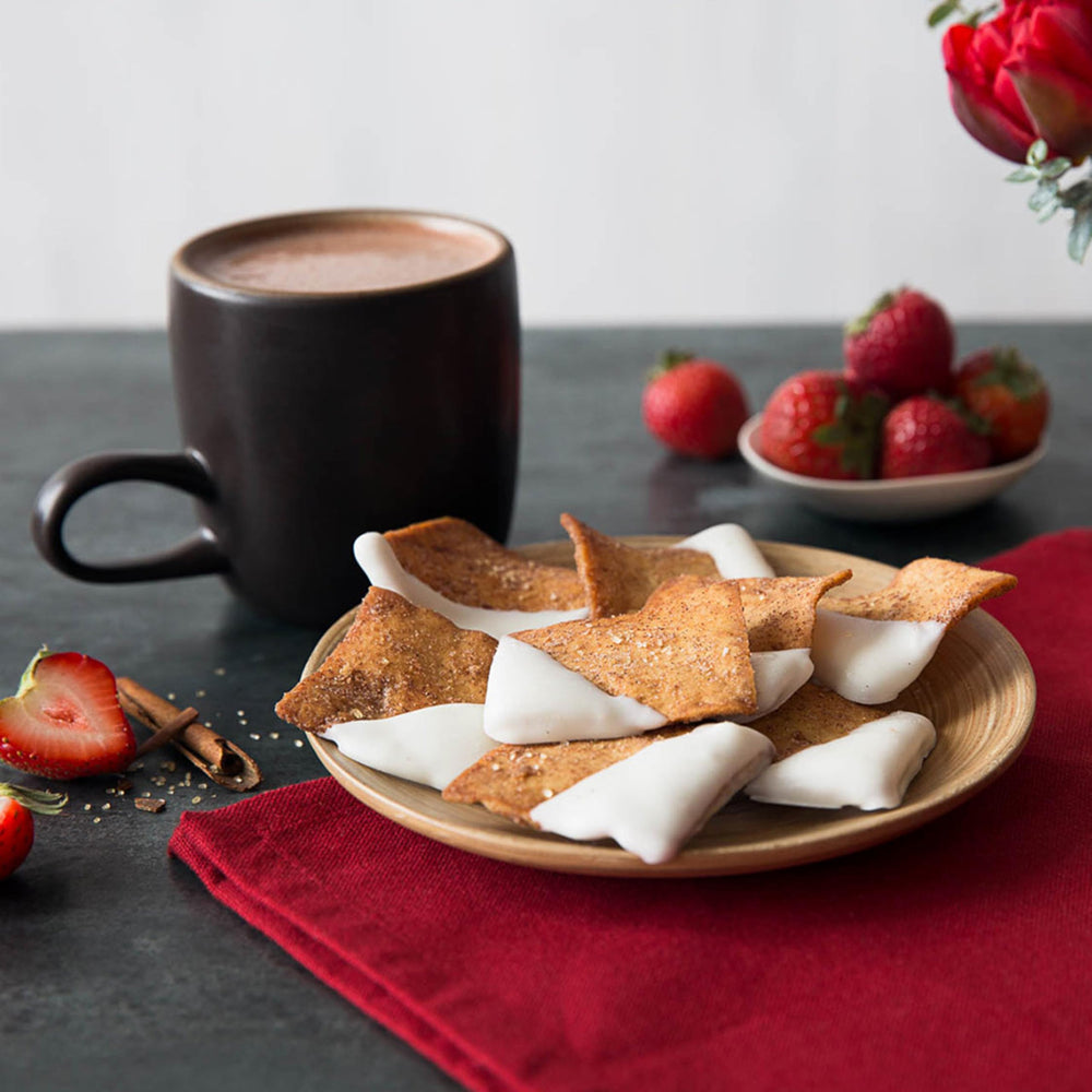 Stacy’s Cinnamon Sugar chips served as a snack during after-school breaks.