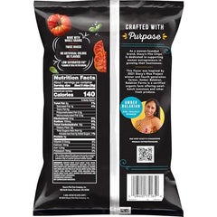 Stacy's Tomato & Basil pita bag closeup, showcasing crisp, twice-baked texture.