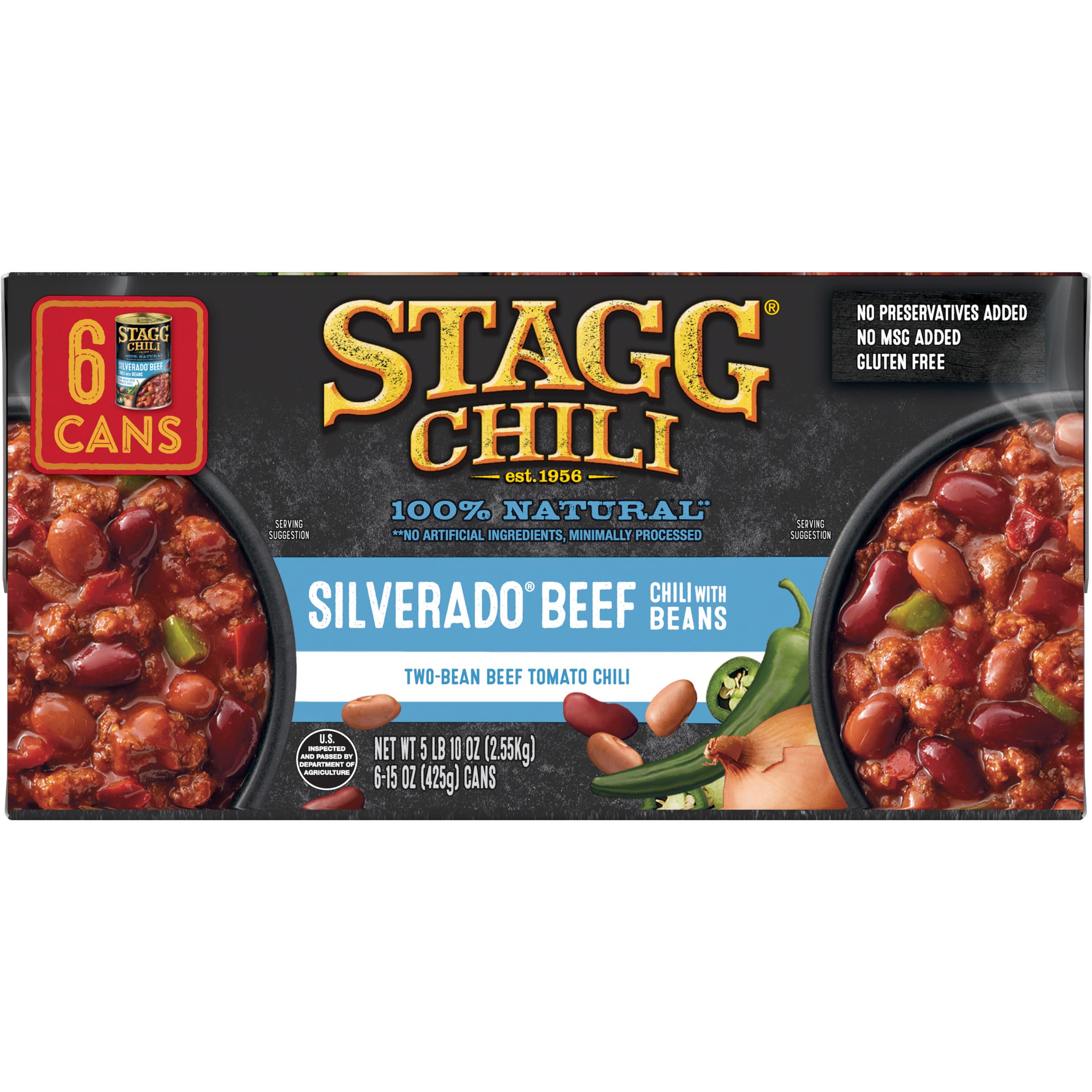 STAGG Silverado beef chili pantry staple — easy weeknight meals.