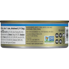 StarKist Selects Solid White Albacore Tuna in Water open can for quick protein snacks