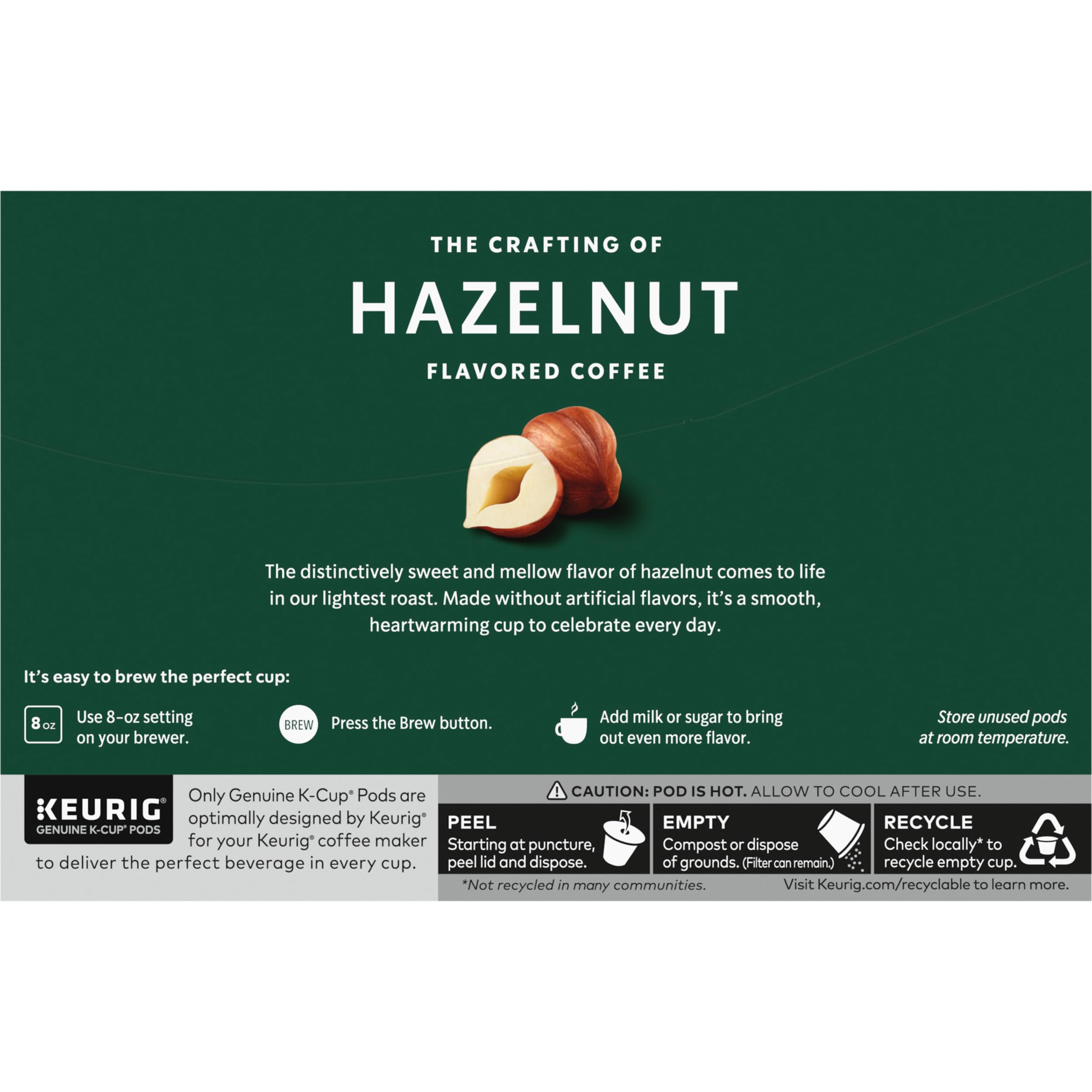 Starbucks Arabica beans hint cafe-quality flavor in every cup.
