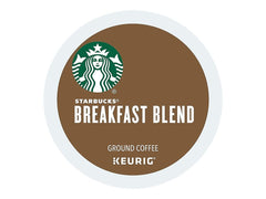 Starbucks Breakfast Blend boxes of 24 deliver consistent at-home brews