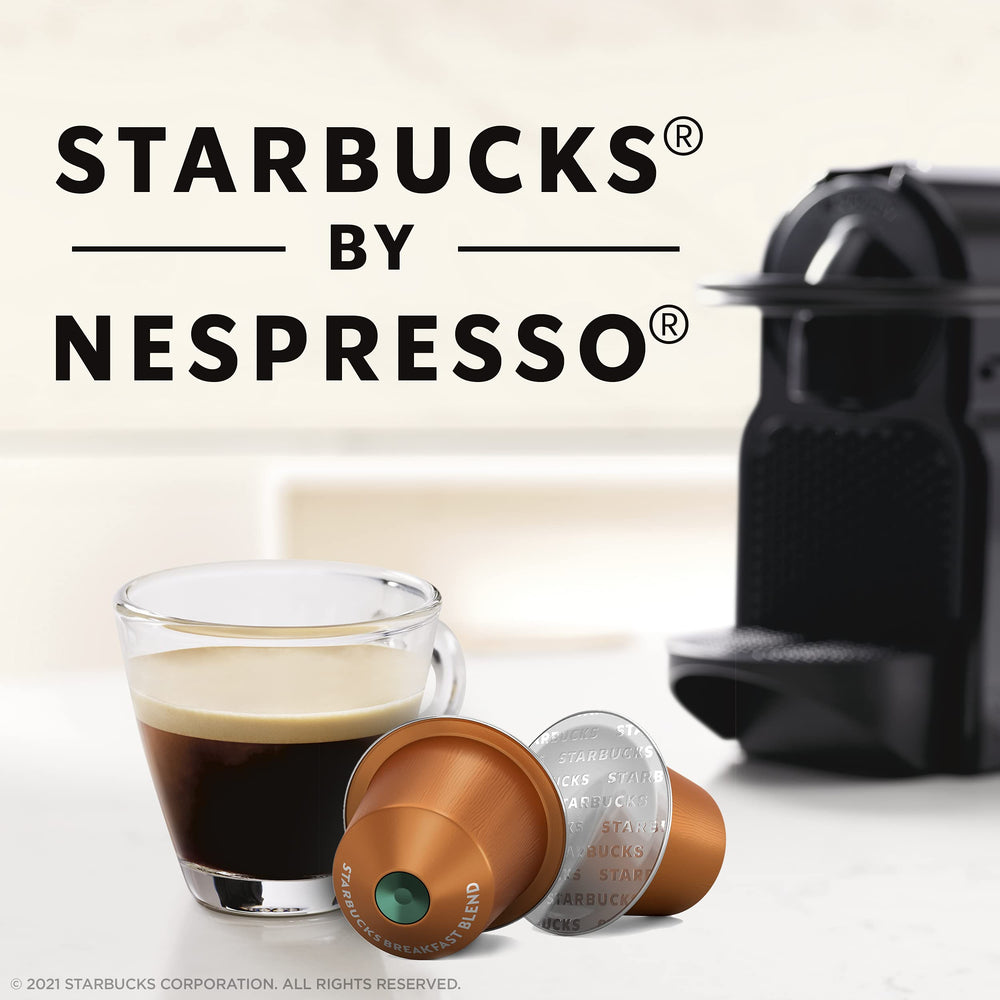 Starbucks Breakfast Blend capsules with citrus notes for a brighter espresso