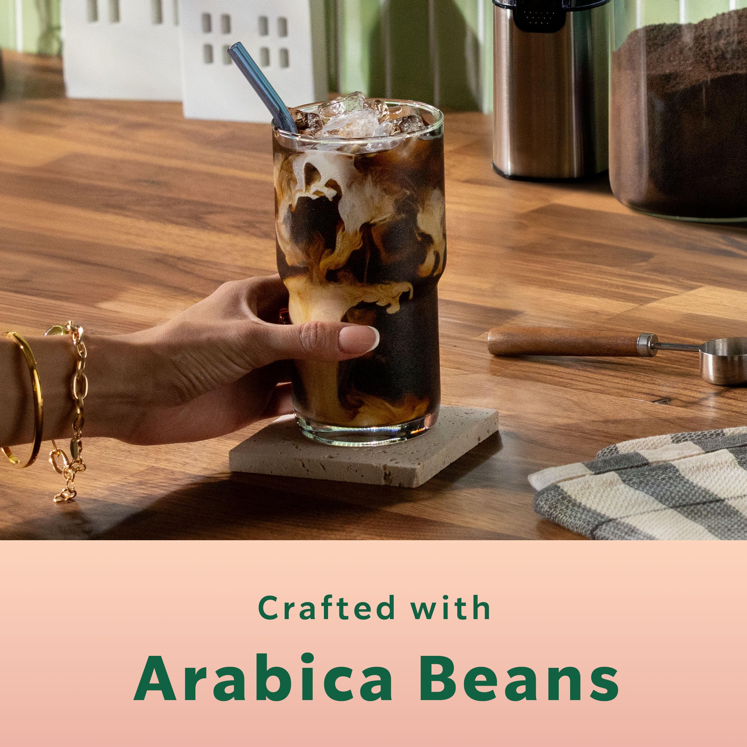 Starbucks Brown Sugar Cinnamon creamer pairing suggests a customizable sweet note.