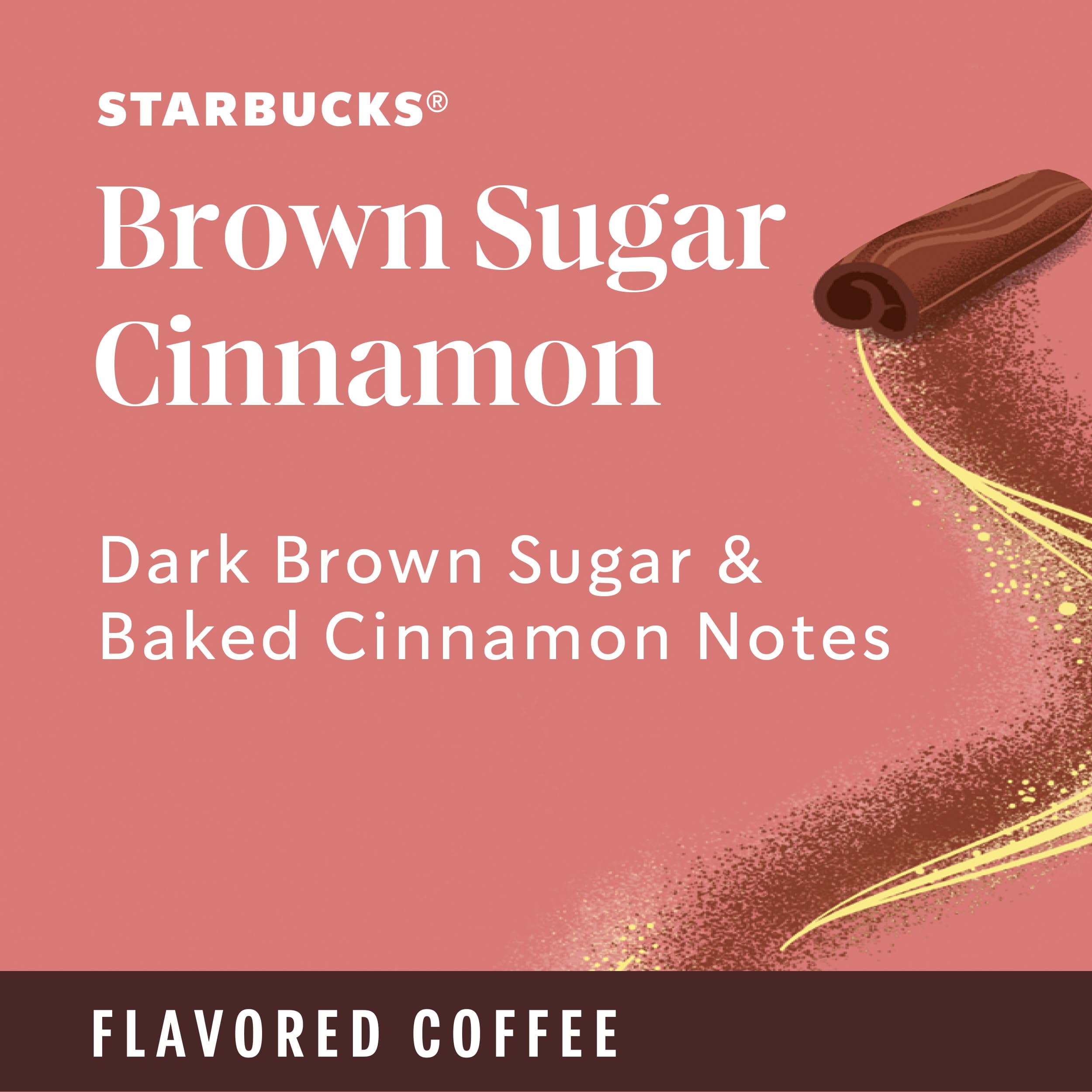 Starbucks Brown Sugar Cinnamon iced coffee setup highlights refreshing, spice-kissed chill.