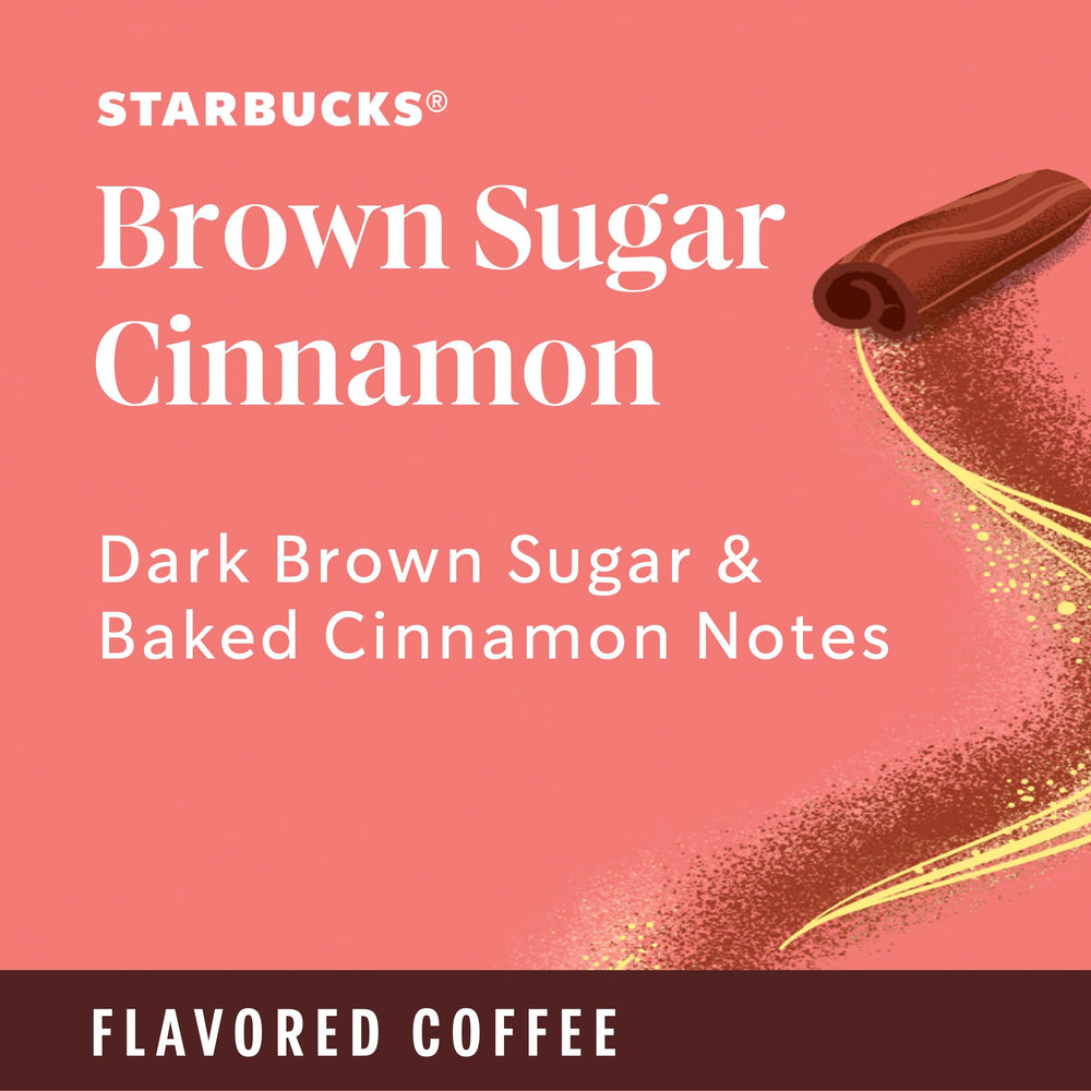 Starbucks Brown Sugar Cinnamon iced coffee setup highlights refreshing, spice-kissed chill.