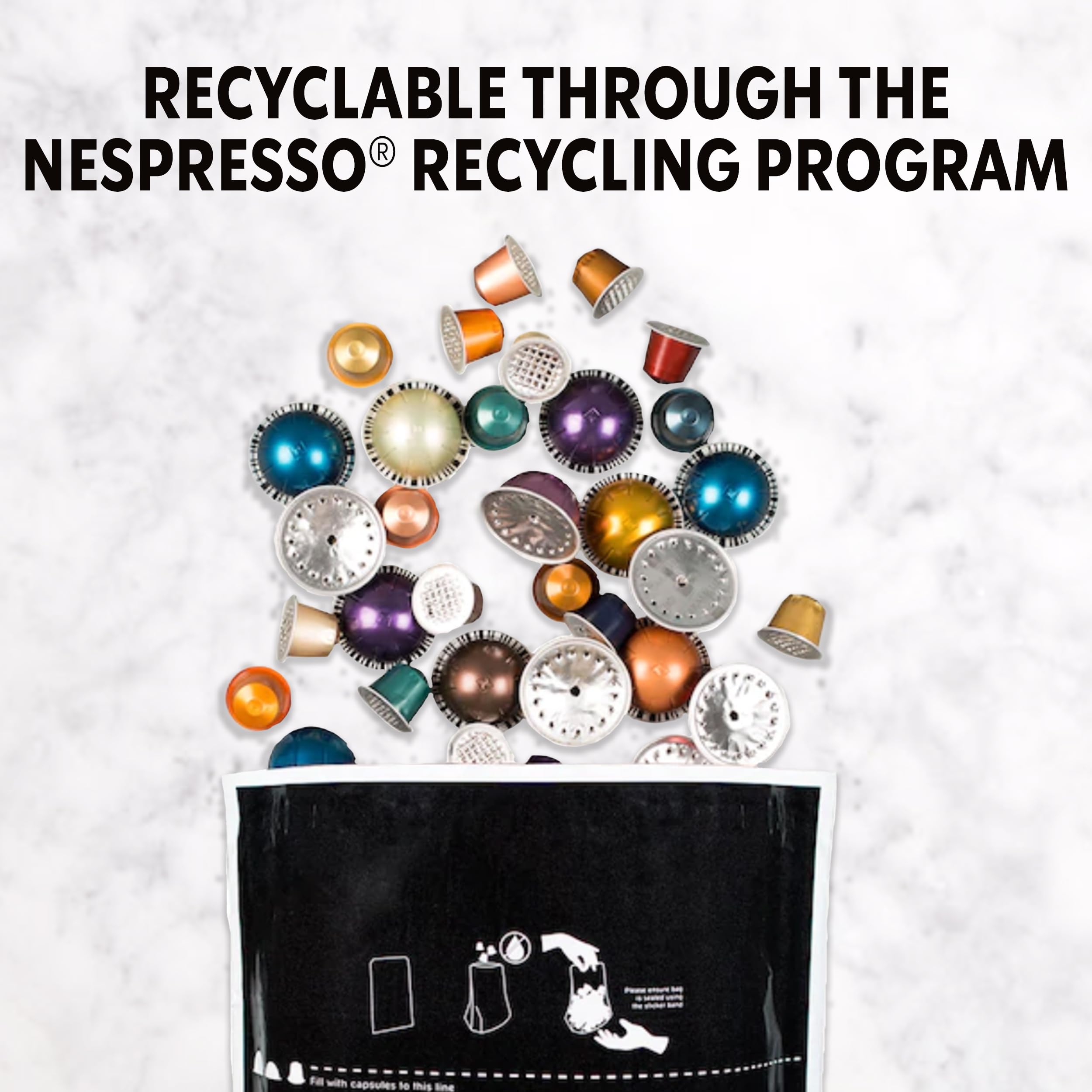 Starbucks by Nespresso Colombia origin label emphasizing origin and quality.