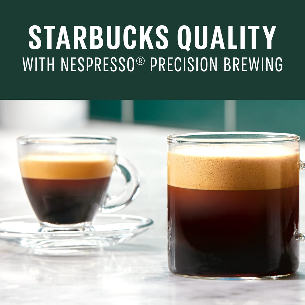 Packaging design of Starbucks by Nespresso Vertuo capsules for chic at home use.