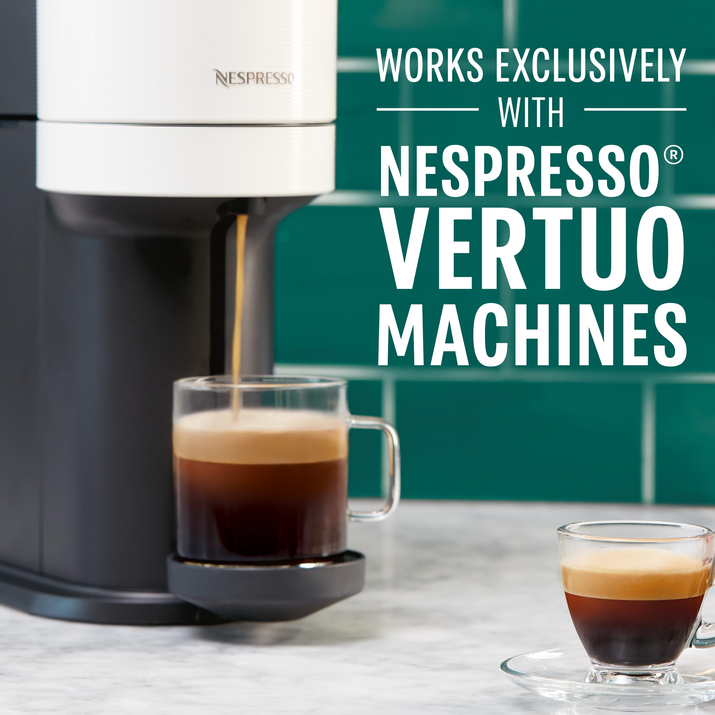 Starbucks by Nespresso Vertuo coffee pods suited for everyday home enjoyment.