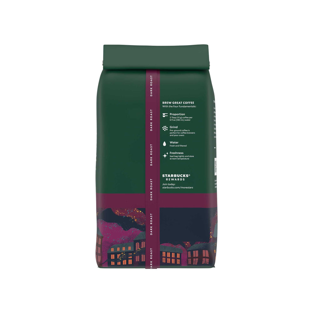 Starbucks cafe-quality aroma bursting from home coffee ritual.