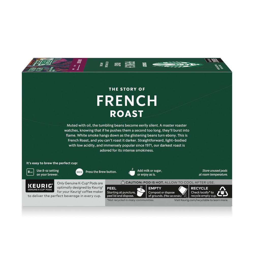 Starbucks café-quality aroma and bold taste in every cup.