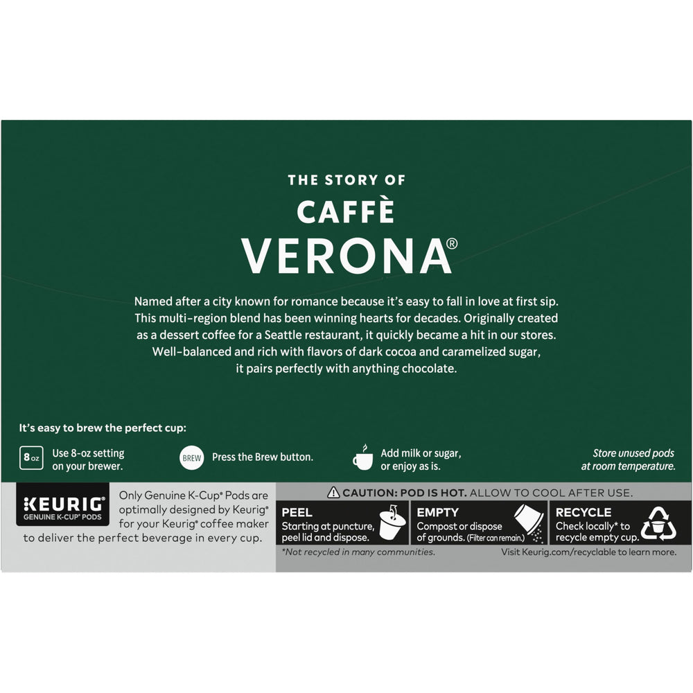 Starbucks Caffè Verona coffee in a mug with cream