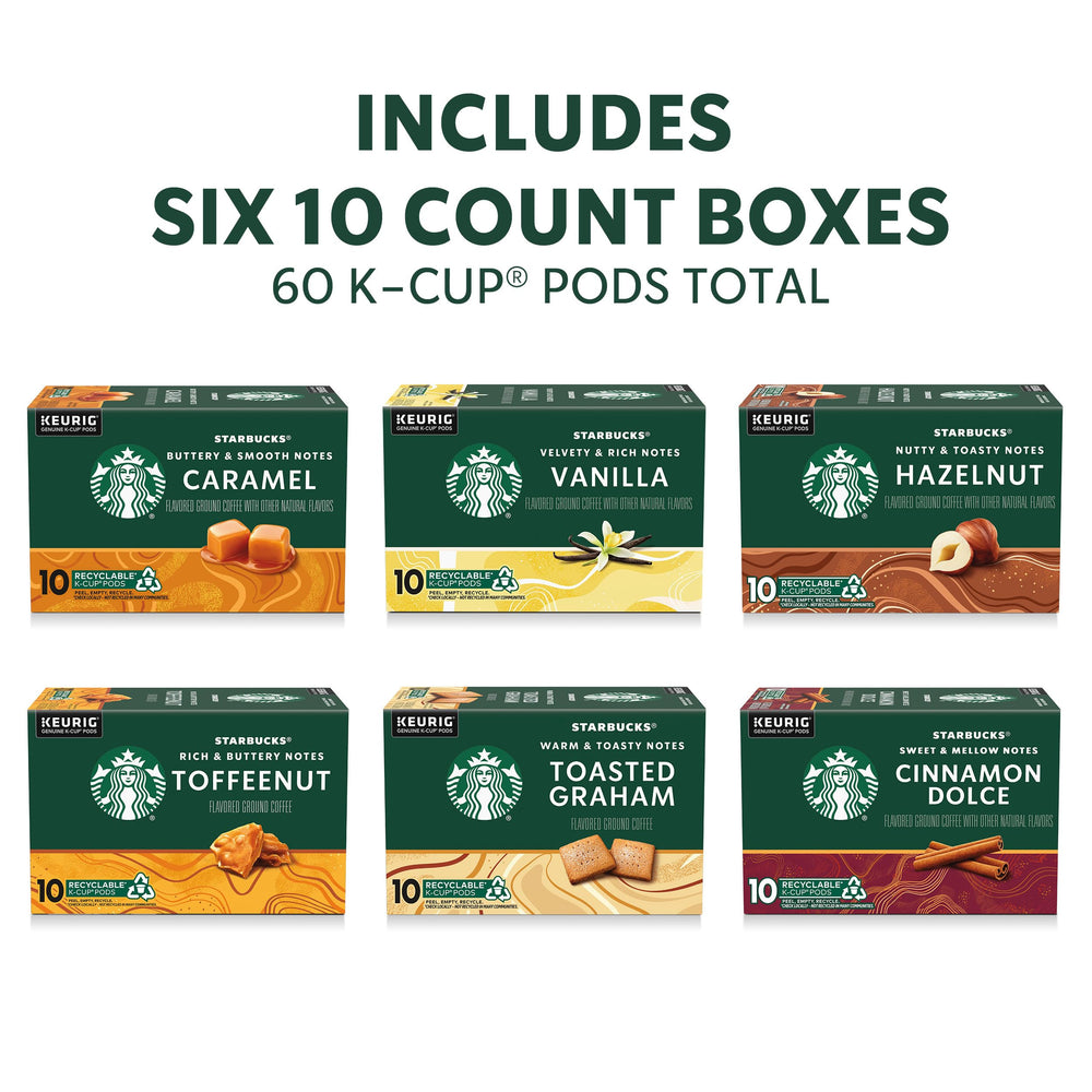 Starbucks Caramel flavored coffee pods deliver buttery, smooth notes