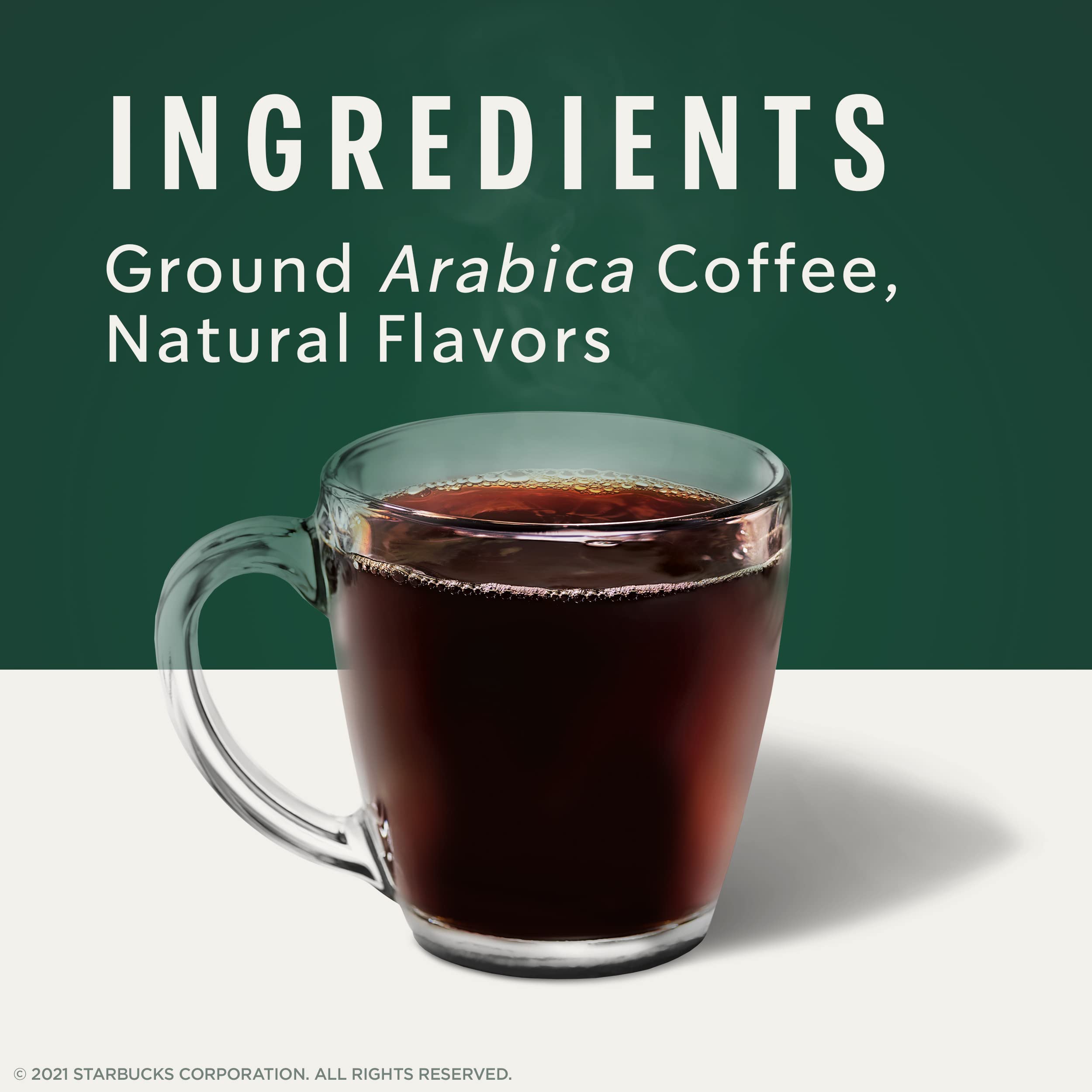 Starbucks Caramel Flavored K-Cup pod yields a smooth, buttery cup with inviting steam.