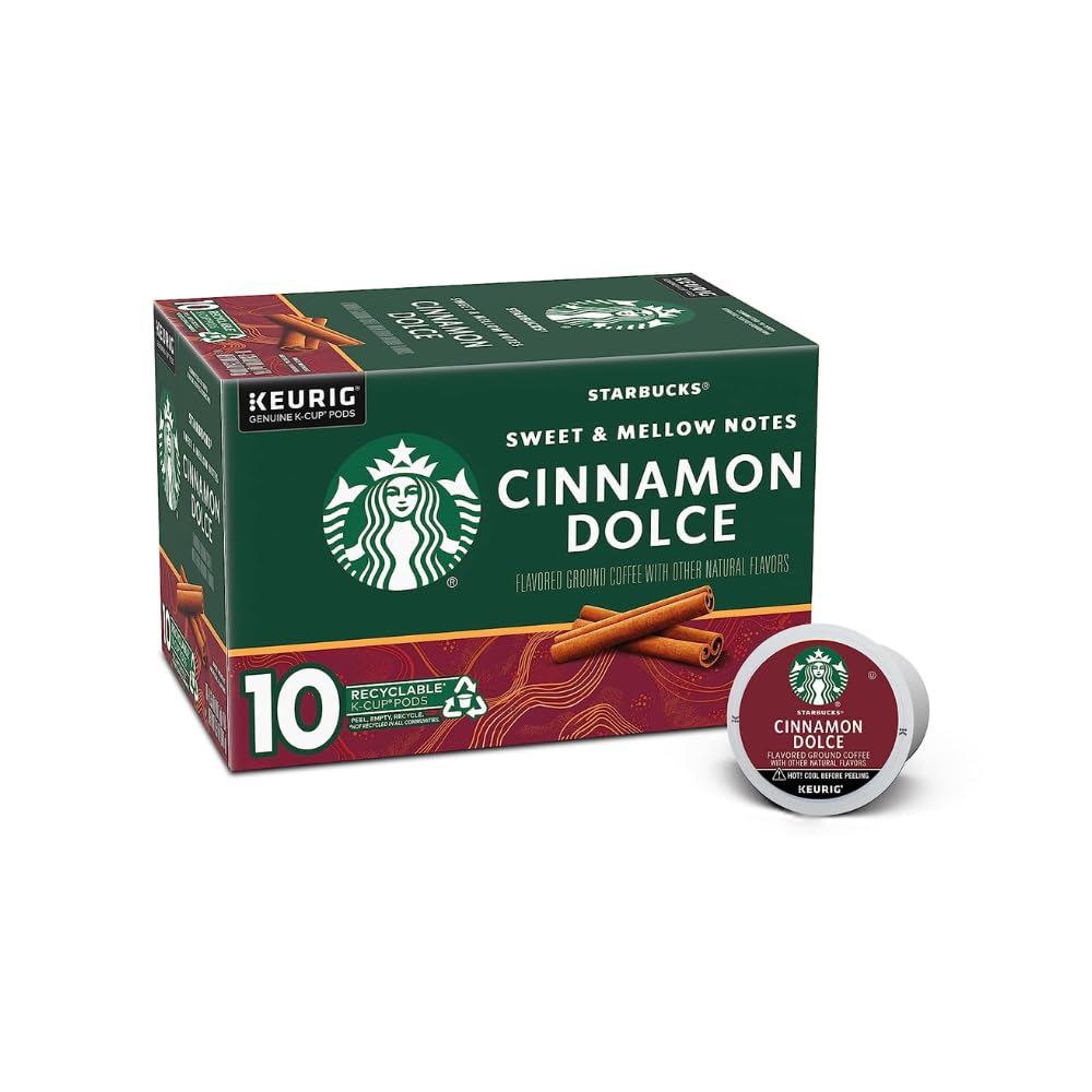 Starbucks Cinnamon Dolce K-Cup dessert flavor pairing with pastries.