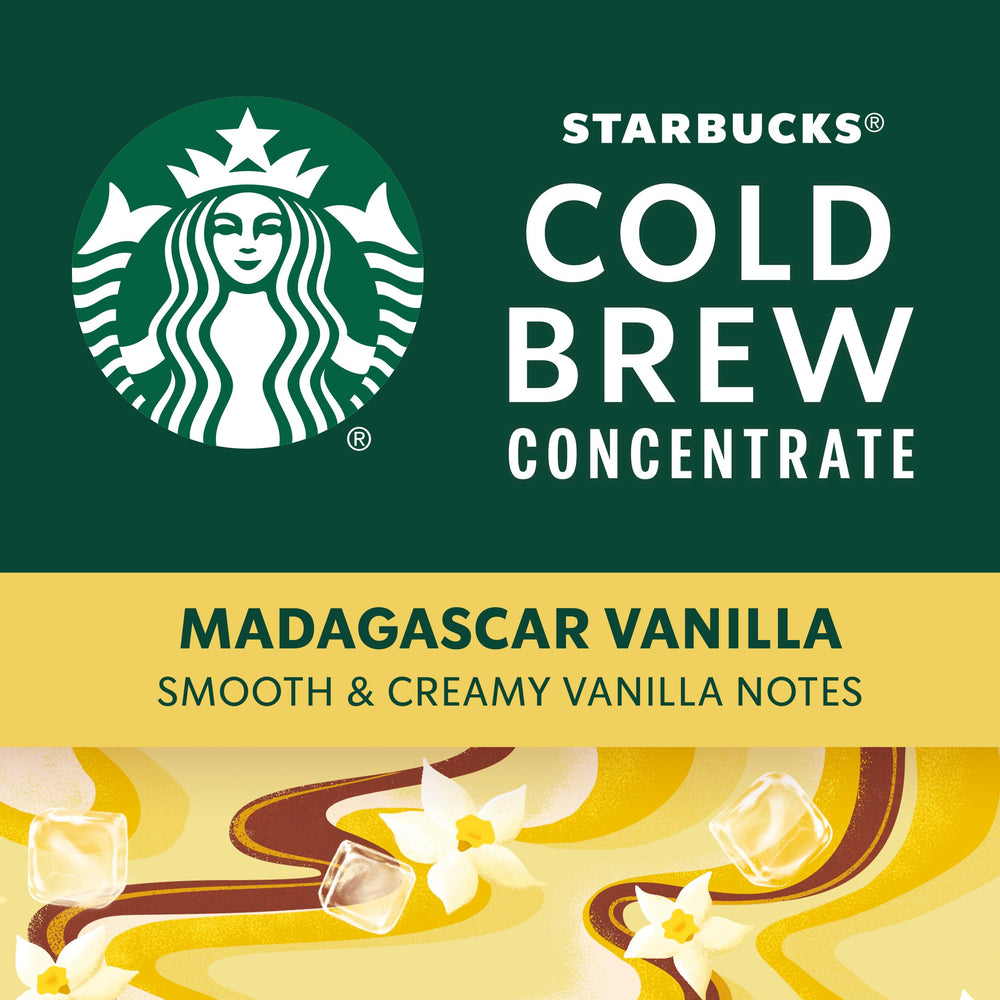 Starbucks Cold Brew Madagascar Vanilla mug steaming for cozy home coffee moments
