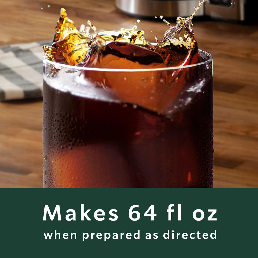 Starbucks Cold Brew Concentrate Sweetened Signature Black arabica blend close-up aroma notes.