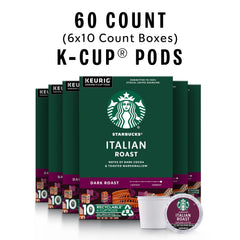Starbucks dark roast Keurig pod offering rich, smooth flavor.