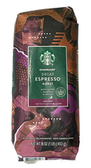 Starbucks Decaf Espresso whole bean 16 oz bag with rich aroma for late-day brews