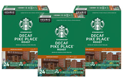 Starbucks Decaf Pike Place K-Cups 72-count for convenient single-serve mornings