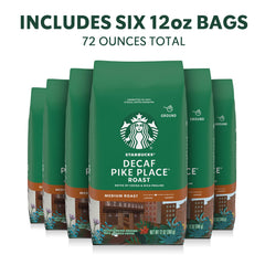 Latin American arabica blend used in Starbucks Decaf Pike Place Roast