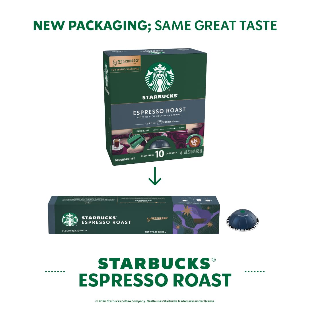 Espresso pod dispensing into a cup for a bold 1.35 oz shot.
