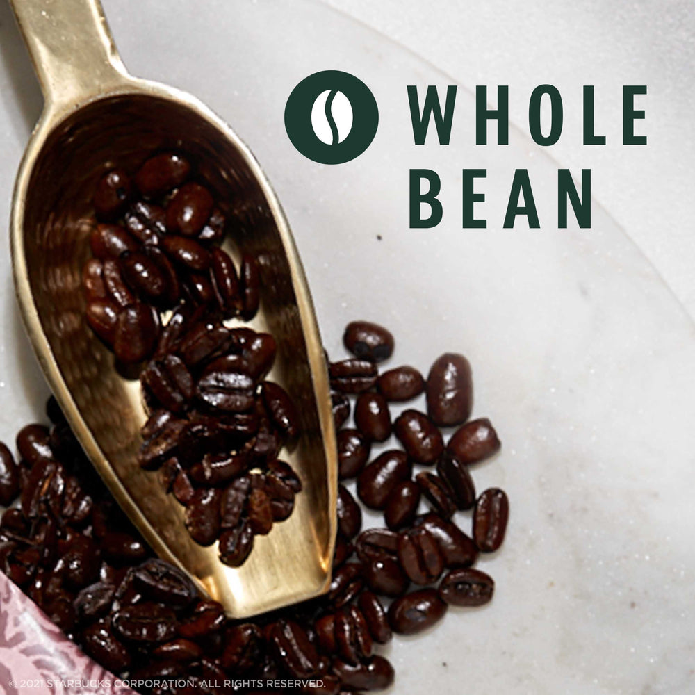 Starbucks Espresso Roast aroma emphasizes molasses and caramel notes for bold taste.