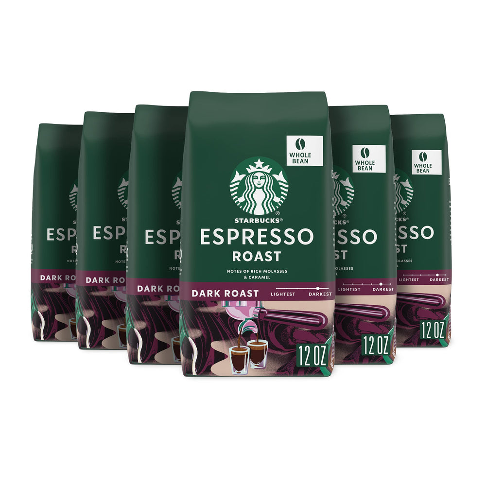 Starbucks Espresso Roast whole beans, bold espresso at home
