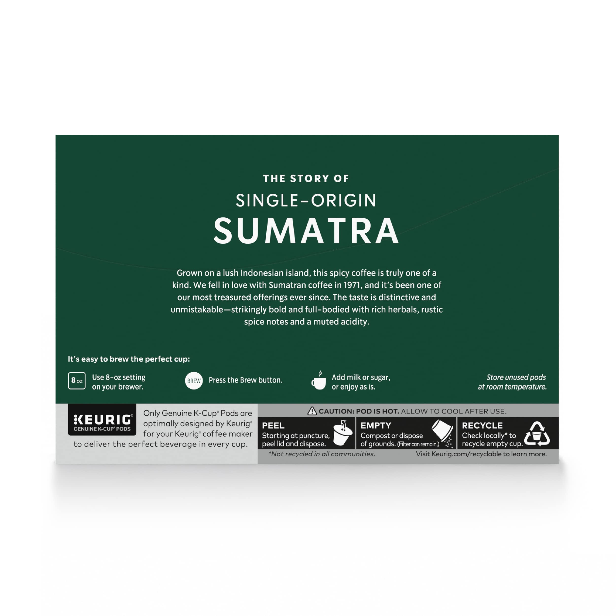 Packaging highlights ethical sourcing and sustainability