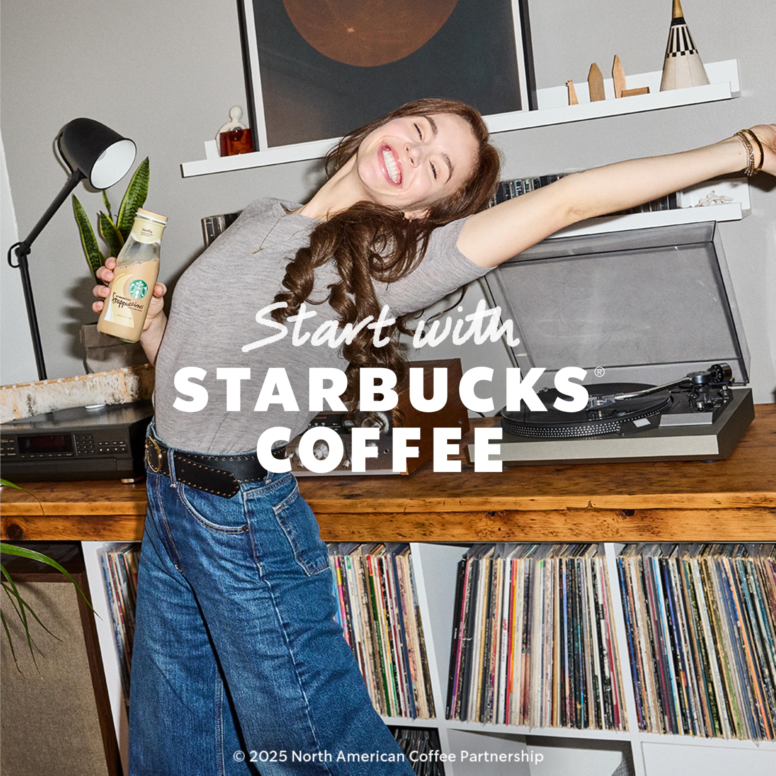 Starbucks Frappuccino Mocha cafe-style flavor, afternoon pick-me-up.