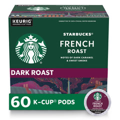 Starbucks French Roast K-Cup box ready for home Keurig brews
