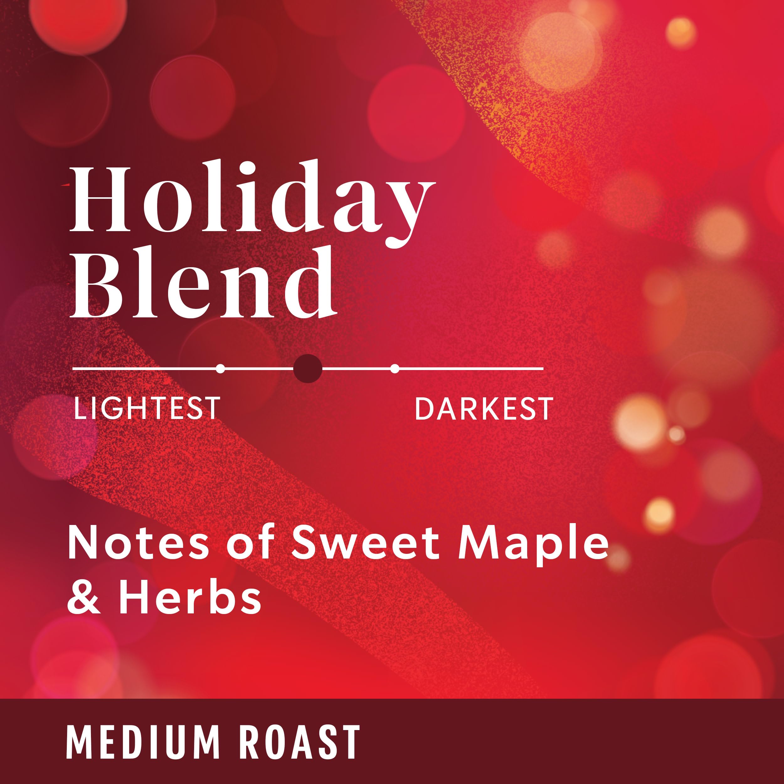 Steaming cup of Starbucks Holiday Blend for a cozy holiday morning
