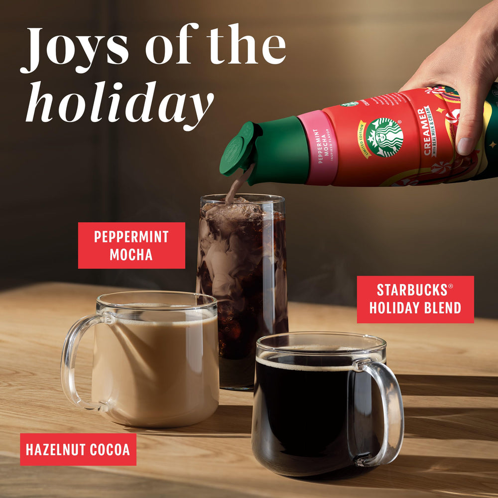 Starbucks holiday gift-ready packaging evokes cozy celebrations