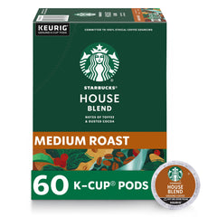 Starbucks House Blend K-Cups in box, ready for quick mornings.