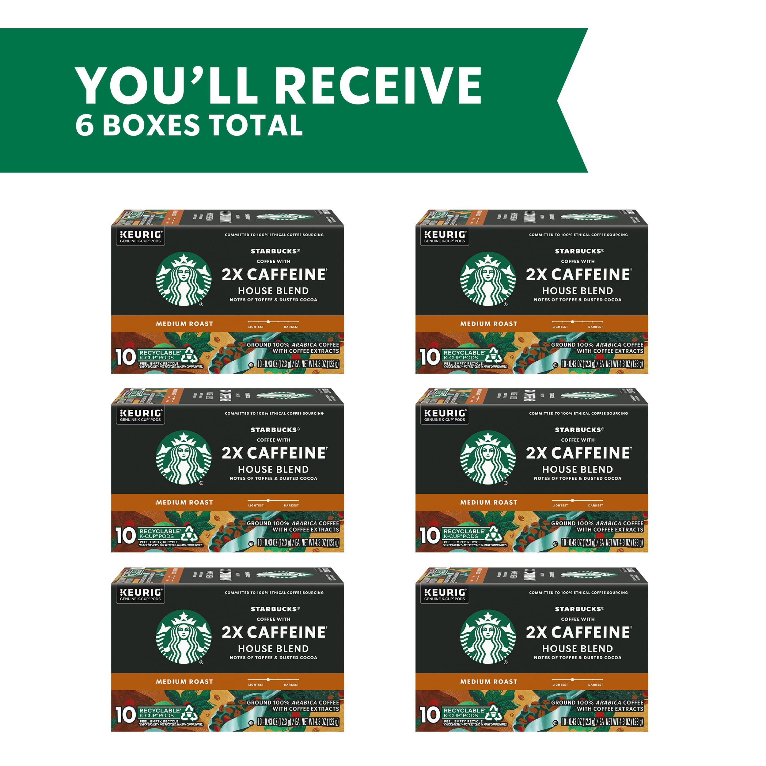 Starbucks House Blend medium roast aroma captured for a balanced cup