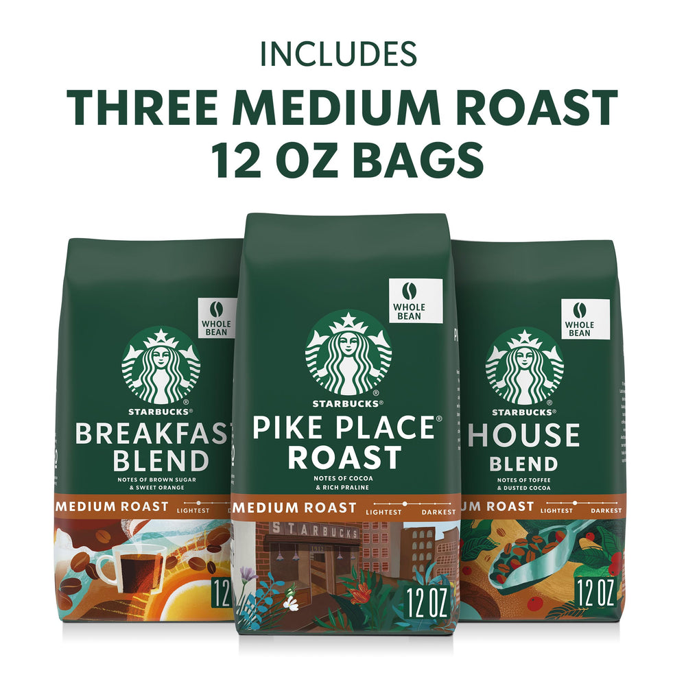 Starbucks House Blend whole bean bag with balanced notes