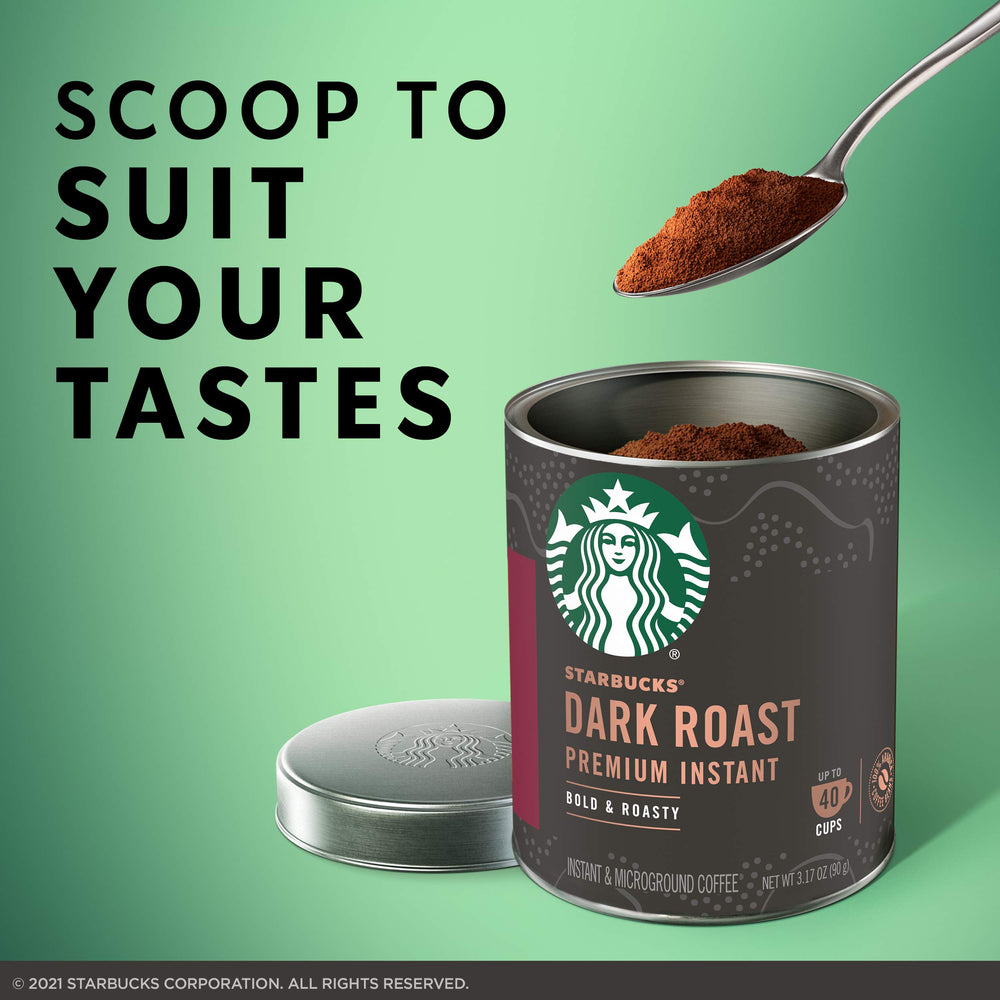 Starbucks Instant Coffee pouring into mug for quick prep