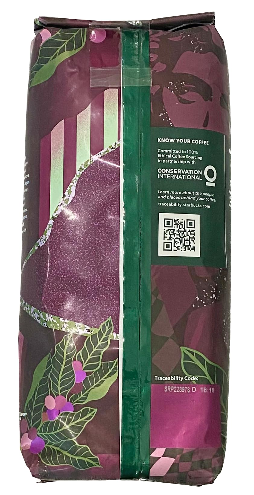 Starbucks Italian Roast packaging-freshness showcases FlavorLock seal preserving freshness and peak aroma.
