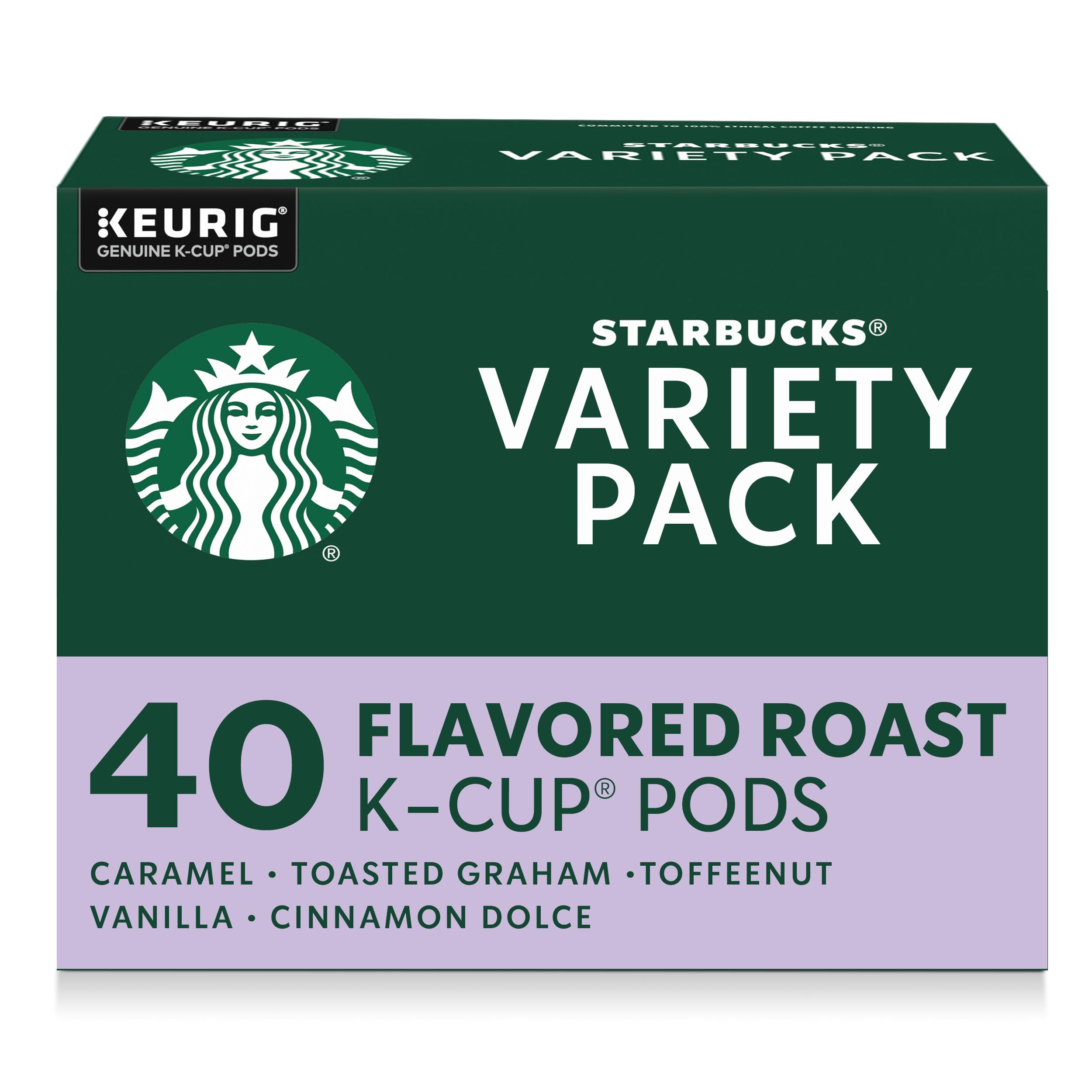 Starbucks K-Cup caramel flavor pods for smooth, aromatic coffee on busy mornings